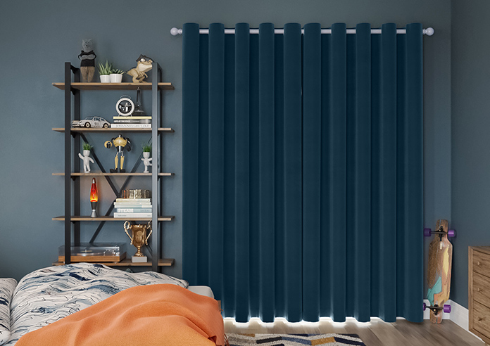 Ultra Luxe Velvet, Deep Blue - Made to Measure Curtains - Image 7